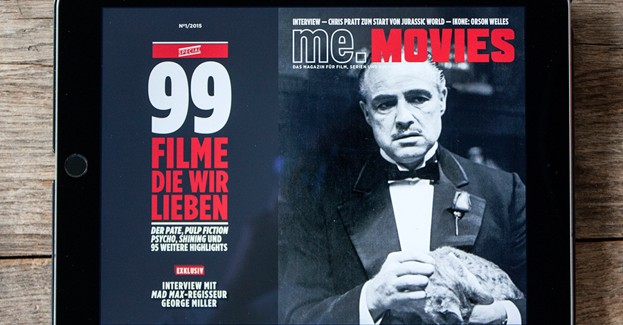 App-Magazin Me.Movies für Tablet