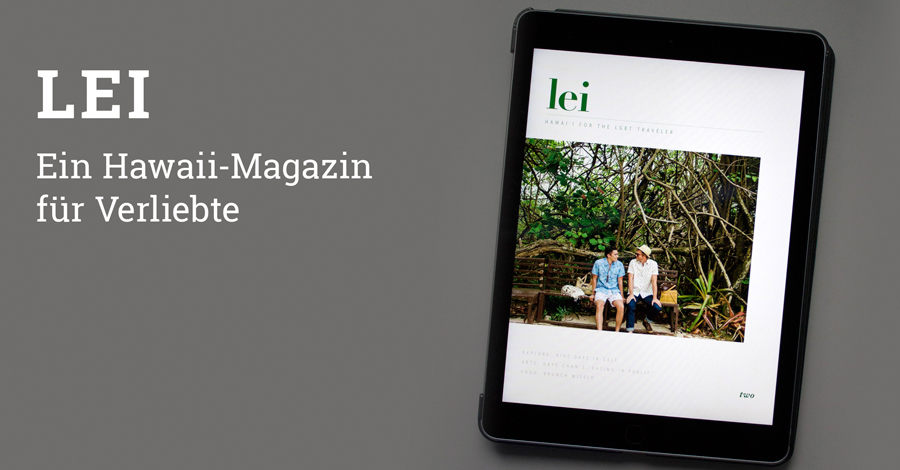 Magazin App Lei über Hawaii