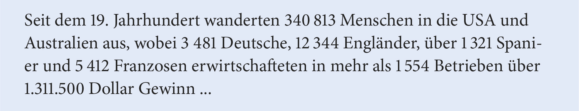Proportionalziffern im Fließtext