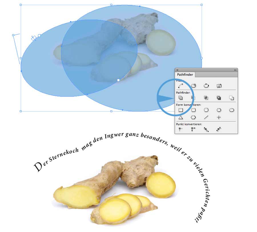 Auch mit dem Polygonwerkzeug können Sie in InDesign Pfade erstellen