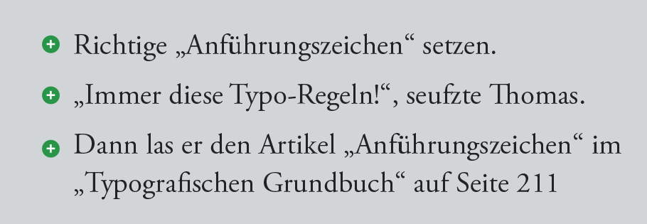 Anführungszeichen richtig setzen