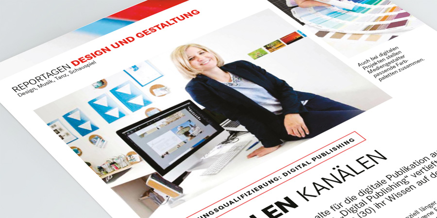 Artikel über Digital Publishing im Durchstarten-Magazin der Bundesagentur für Arbeit