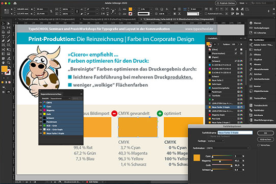 webseminar-webinar-druckvorstufe-typeschool-sonderfarbe-aussparen-indesign- Webinare zu Reinzeichnung, Druckproduktion, Print Produktion Adobe InDesign