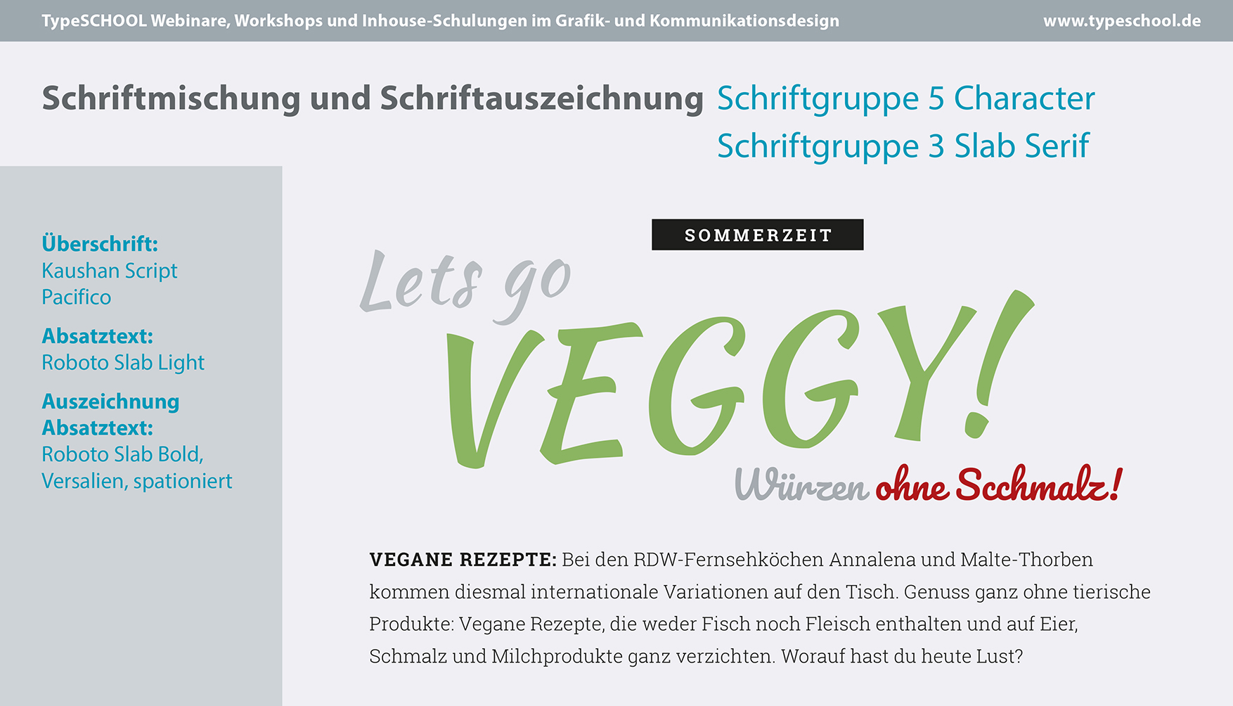 Plakatschriften, Pinselschriften, Schreibschriften, Federschriften.