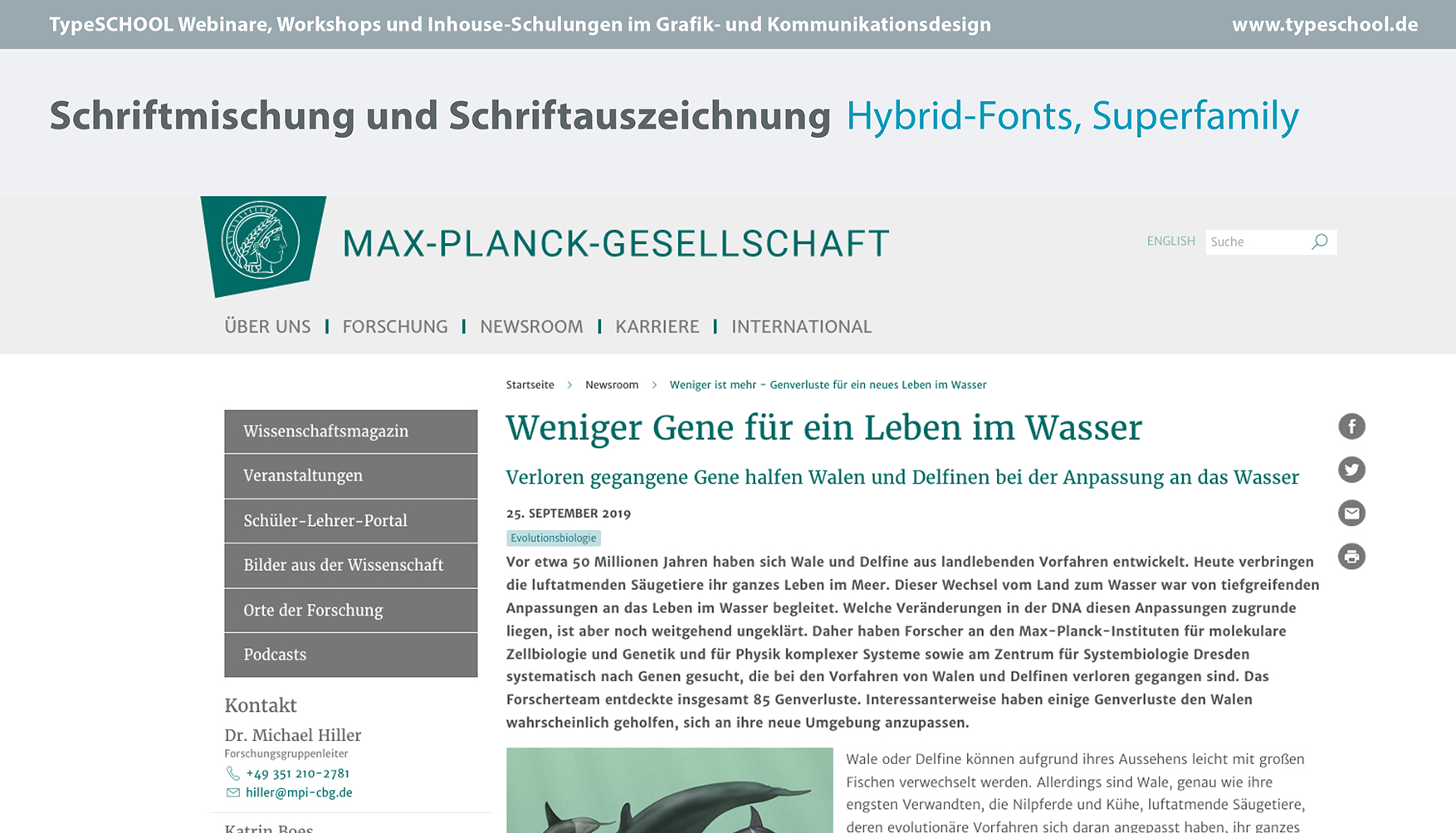 Gestaltung mit Webfonts