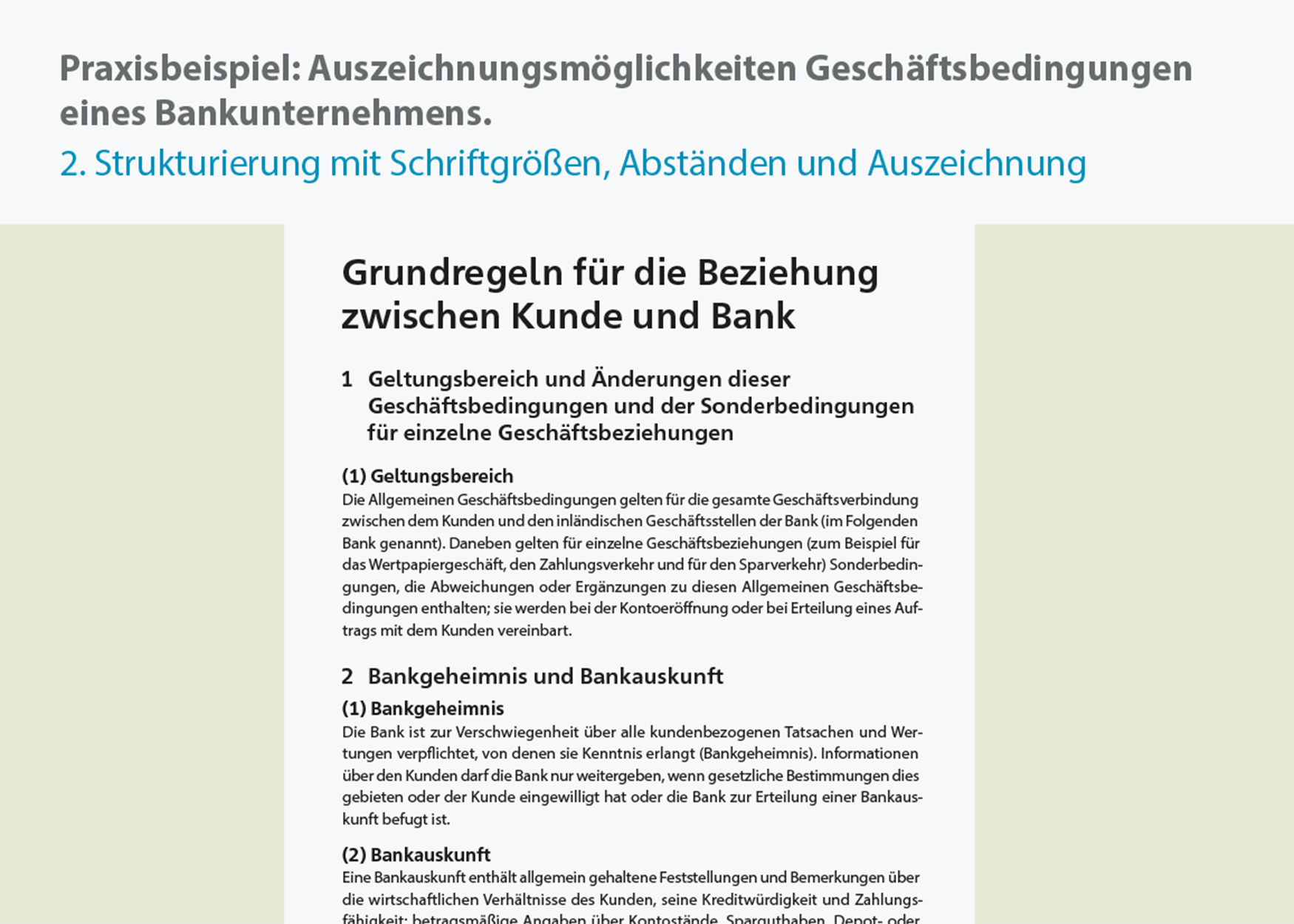Der text ist mit Schriftgrößen und Textabständen strukturiert.